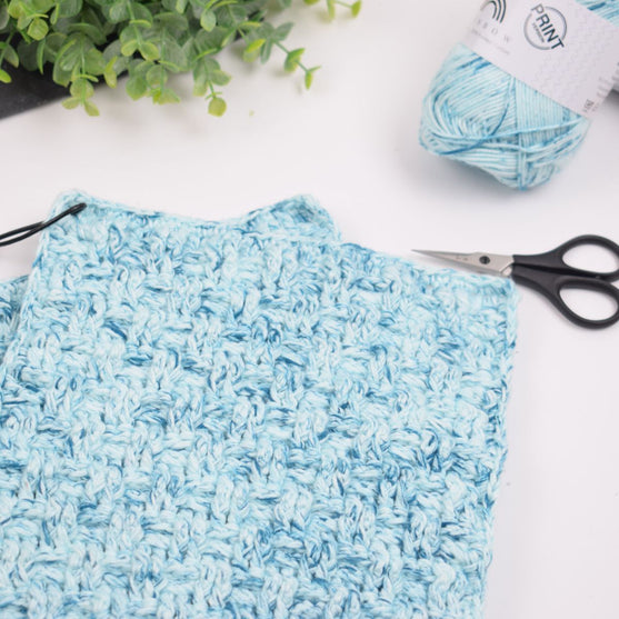 Basketweave print grydelapper
2