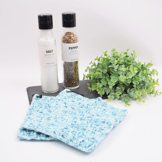 Basketweave print grydelapper
3