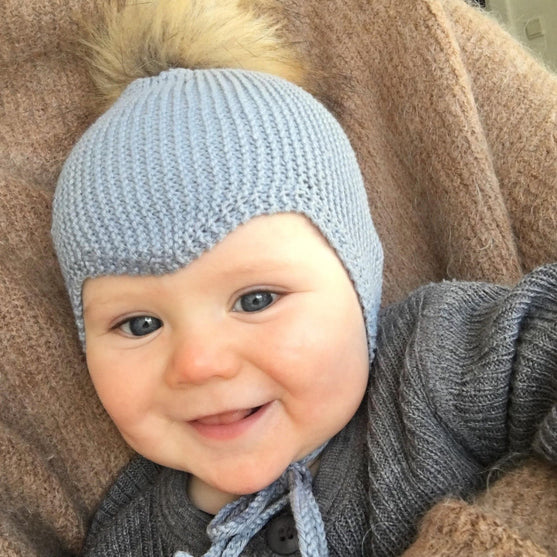 Strikket djævlehue - Bomuld
3