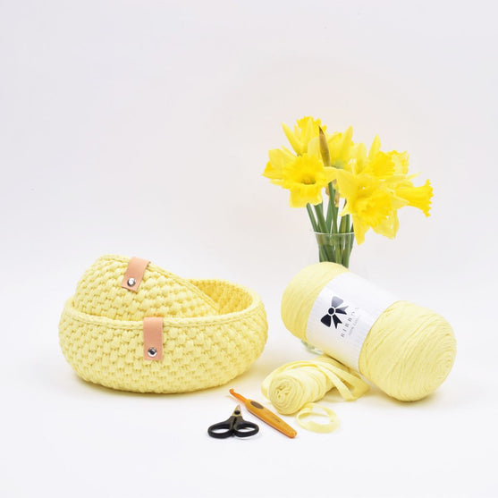Ribbon påske brødkurve
2