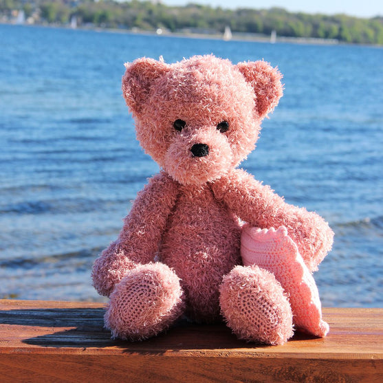 Teddy med tæppe og pude - Trunte
2
