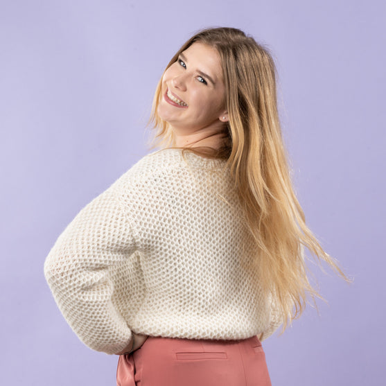 Sif - Sweater i netpatent
2