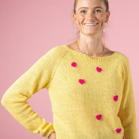 Pink heart - Sweater - Pink Collection
3