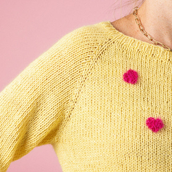 Pink heart - Sweater - Pink Collection
4