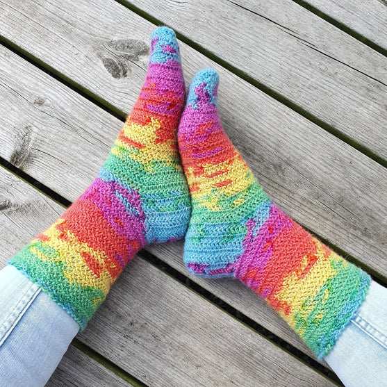 Linda’s Herringbone Socks - Strømper
3