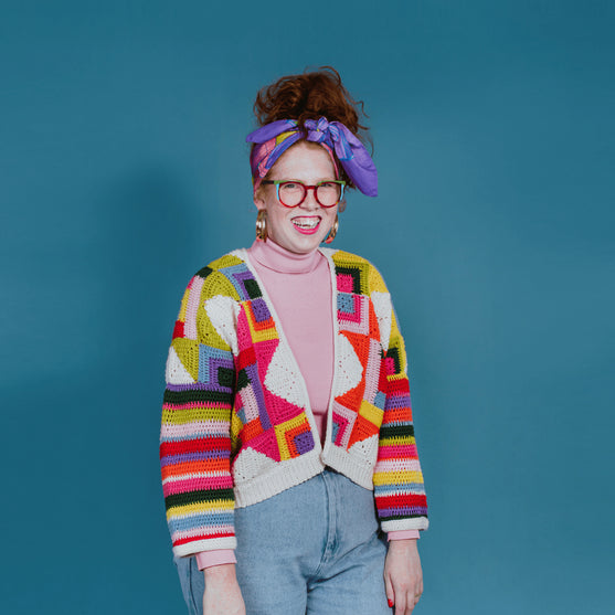 No Shades of Grey - Cardigan - Hækling
6