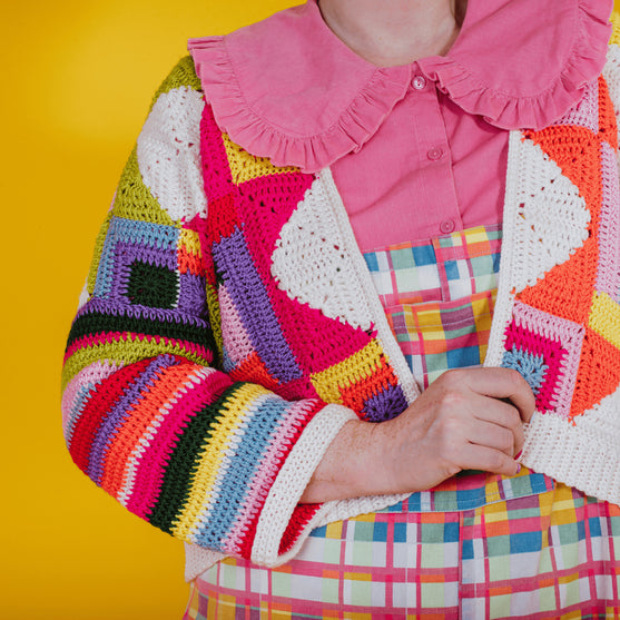 No Shades of Grey - Cardigan - Hækling
7