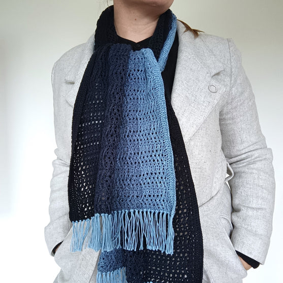 Dark Ocean - Halstørklæde
2