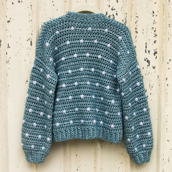 Cotton Candy Dot - Børnecardigan
2