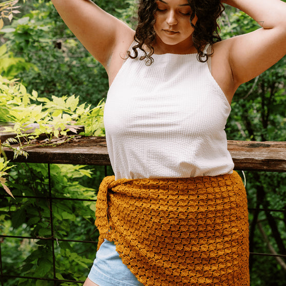 Grisaille - Trekantet Blondesjal
9