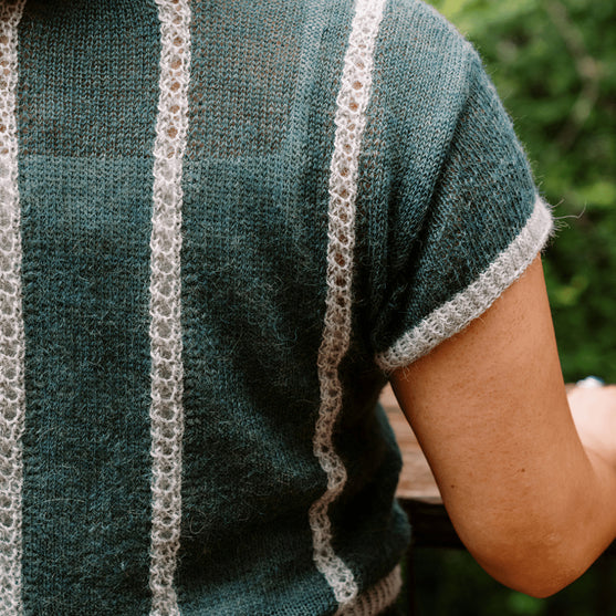 Diaphane Top - Bluse med Knapper
3