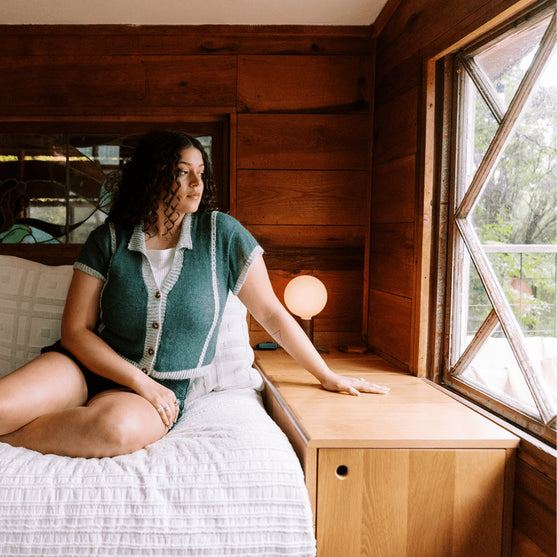 Diaphane Top - Bluse med Knapper
7