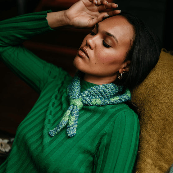 Pressed Flowers Kerchief - Mosaik Bandana
7