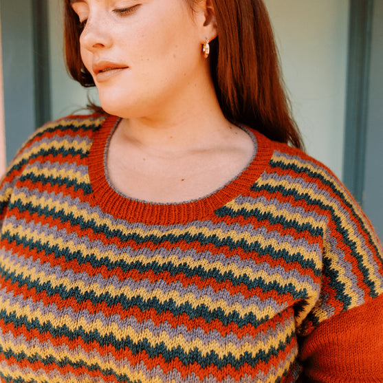Lurdes - Chevron Sweater
6