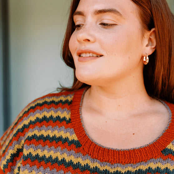 Lurdes - Chevron Sweater
7