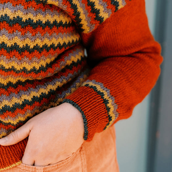 Lurdes - Chevron Sweater
8