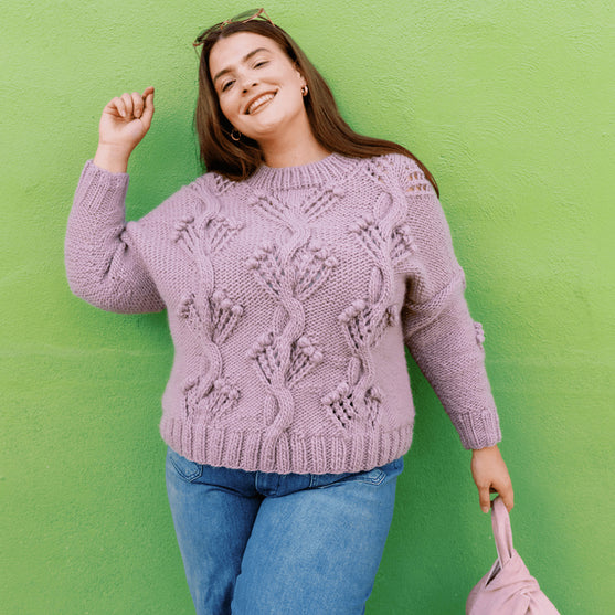 Apotheosis - Sweater med snoninger og bobler
3