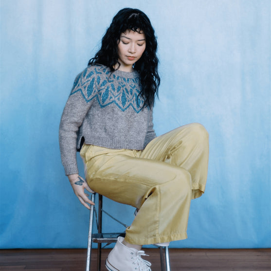 Arima - Sweater i Flerfarvestrik
6