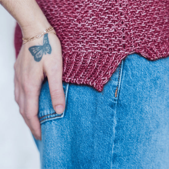 Crossery - Vest i Strukturstrik
6