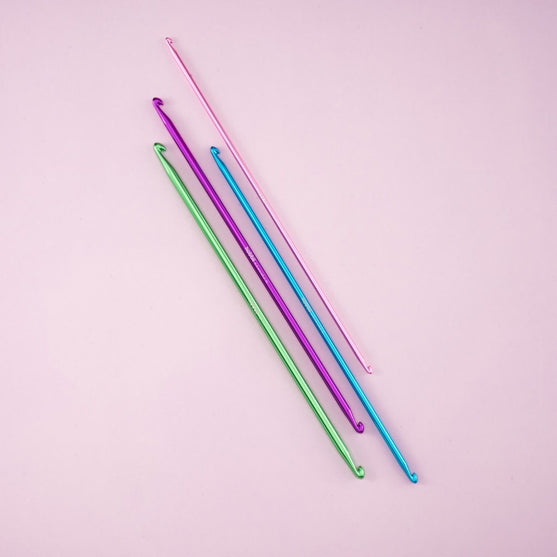 Alu Dobbelt Tunesisk Hæklenålesæt - 28 cm - Hobbii
2