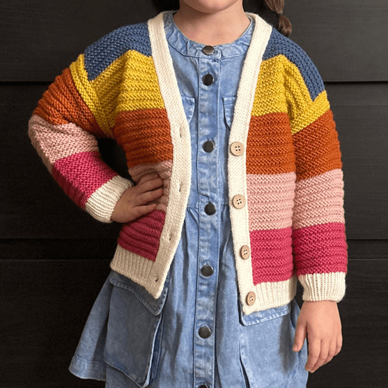 Iris – Børnecardigan
4