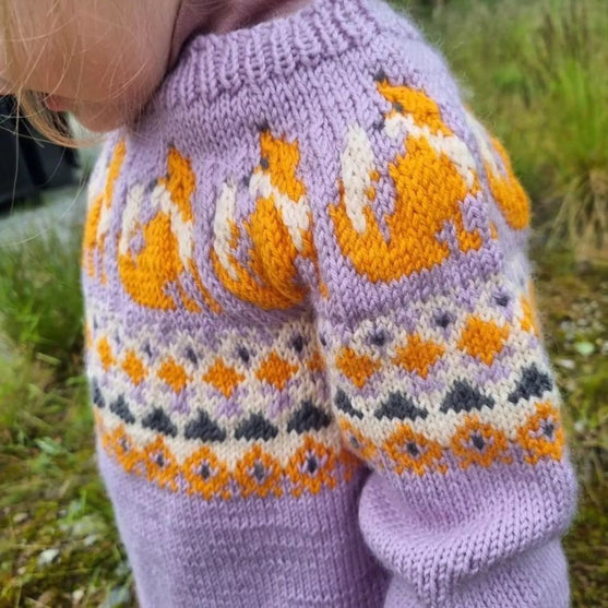 Happy Fox - Børnesweater
5