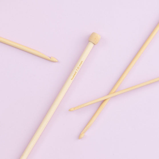 Bamboo Tunesisk Hæklenål - 25 cm - Hobbii
5