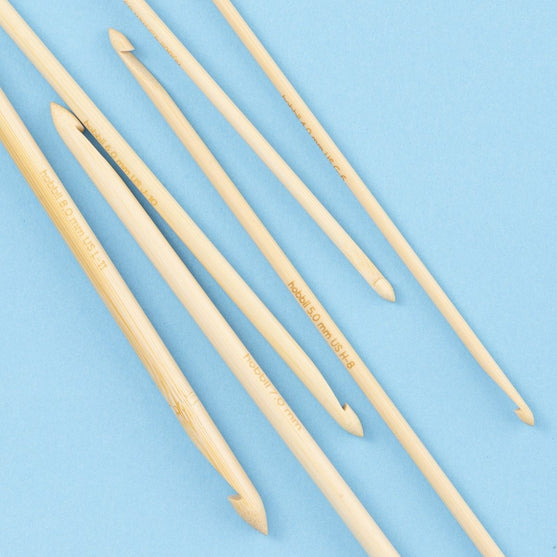 Bamboo Dobbelt Tunesisk Hæklenål - 20 cm - Hobbii
3