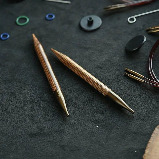 Ginger Regal - Korte Udskifteligt Rundpindesæt - Birk - KnitPro
6