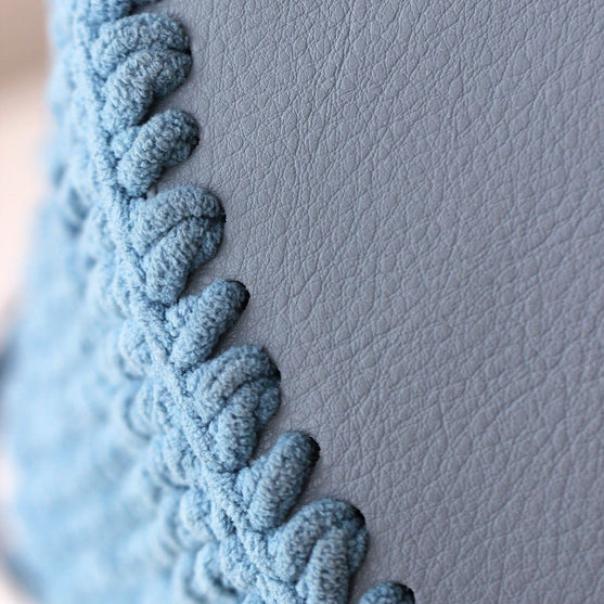 Teddy Basket Stor med PU Læderbunde
4