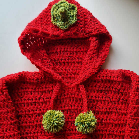 Strawberry - Børnehoodie
6