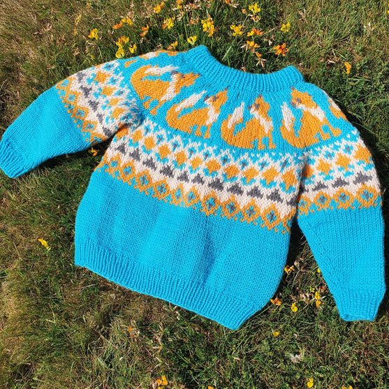 Happy Fox - Børnesweater
6