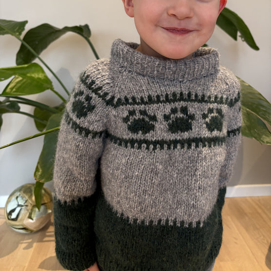 Wild Paws - Børnesweater
2
