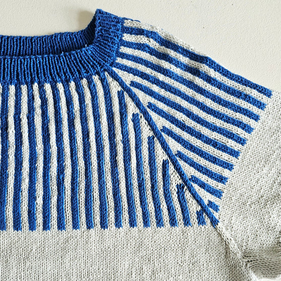 Blå Linjer - T-shirt
3