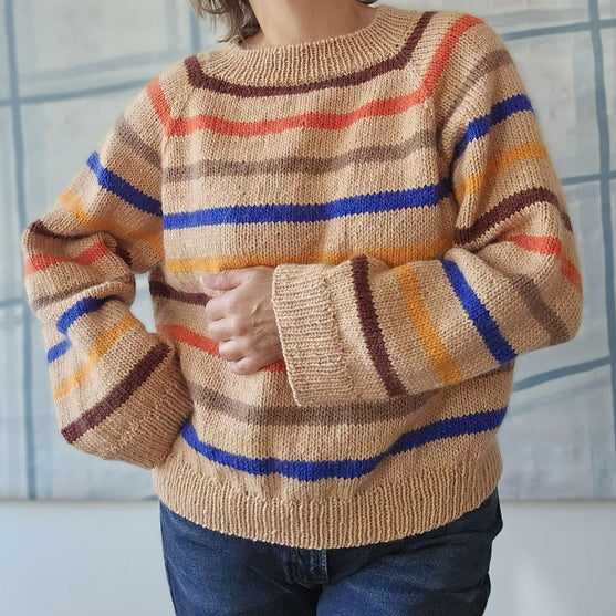 Vandrette Linjer - Sweater
3