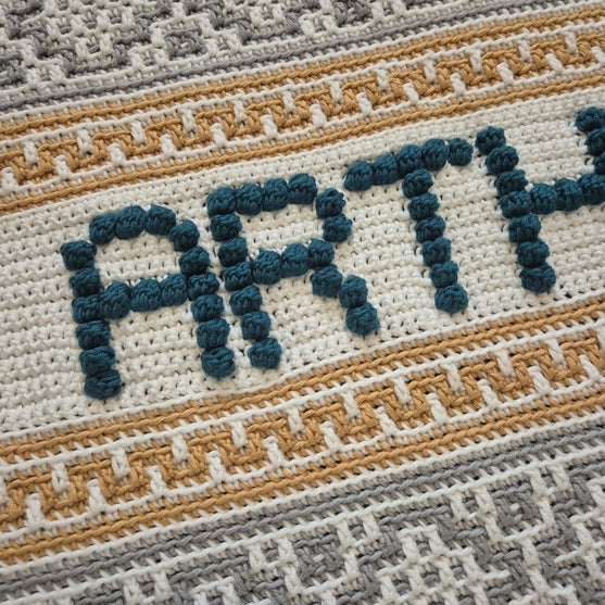 Lullaby Name Mosaic - Babytæppe med navn
6