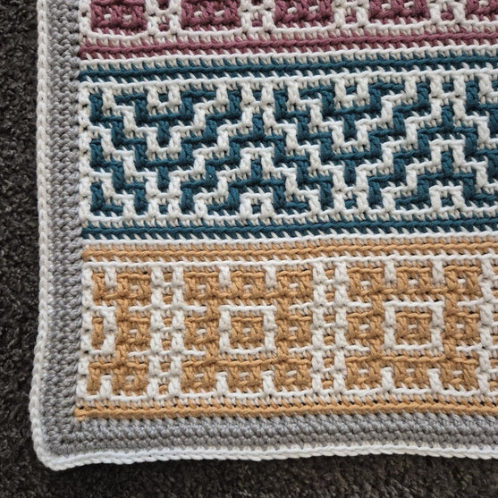 Lullaby Name Mosaic - Babytæppe med navn
7