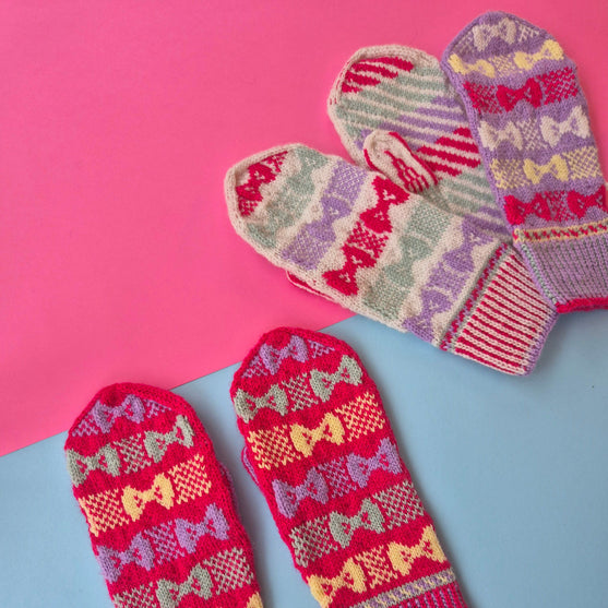 Bow Pop Mittens – Vanter
9