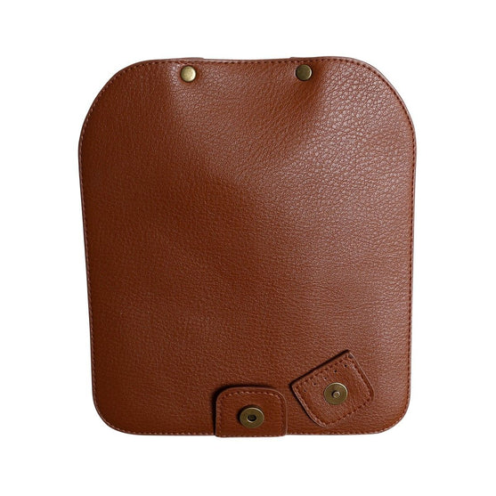 Taske Flap m/Magnetisk Knap - Brun/Bronze - Go Handmade
6