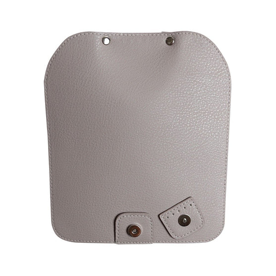 Taske Flap m/Magnetisk Knap - Beige/Sølv - Go Handmade
6