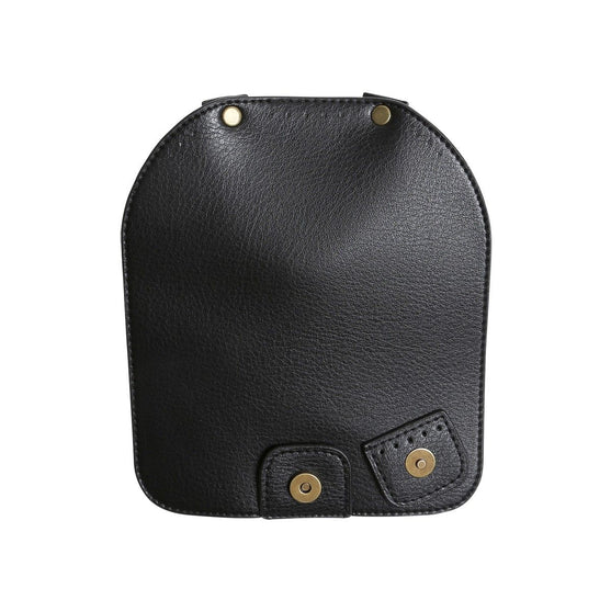 Taske Flap m/Magnetisk Knap - Sort/Bronze - Go Handmade
5