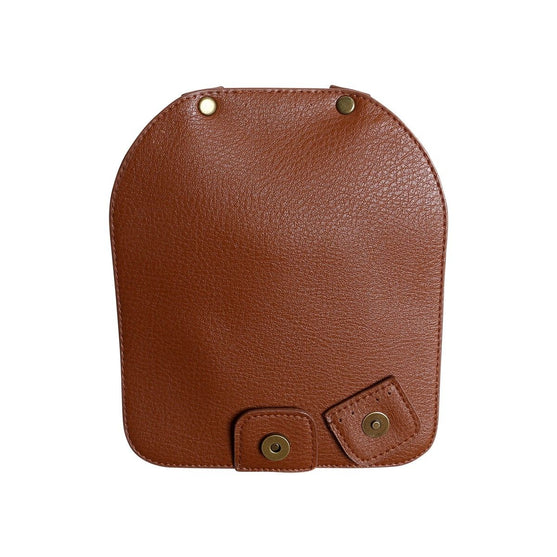 Taske Flap m/Magnetisk Knap - Brun/Bronze - Go Handmade
5