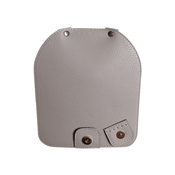 Taske Flap m/Magnetisk Knap - Beige/Sølv - Go Handmade
5