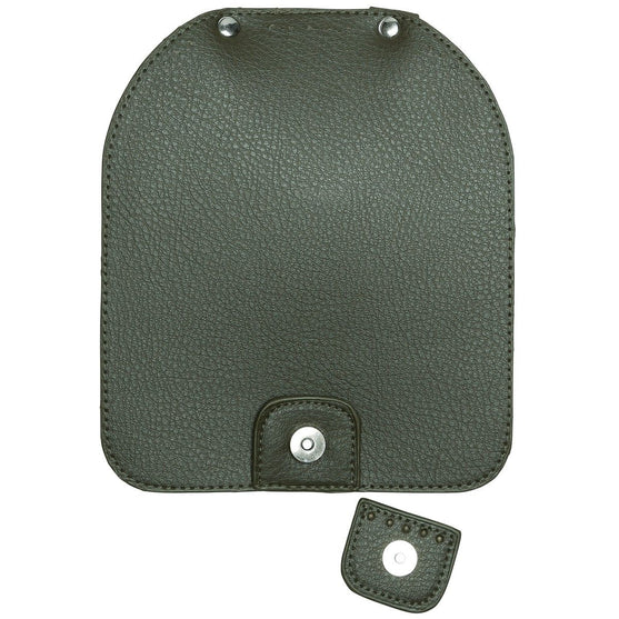 Taske Flap m/Magnetisk Knap - Green/Silver - Go Handmade
2