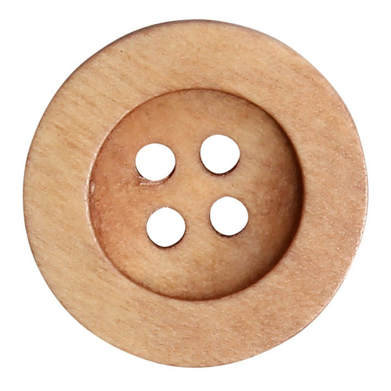 Træknapper - Round Groove - Lyse - Go Handmade
4