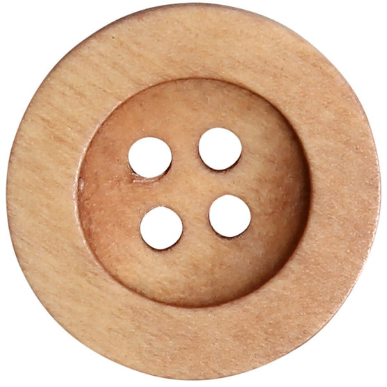 Træknapper - Round Groove - Lyse - Go Handmade
5