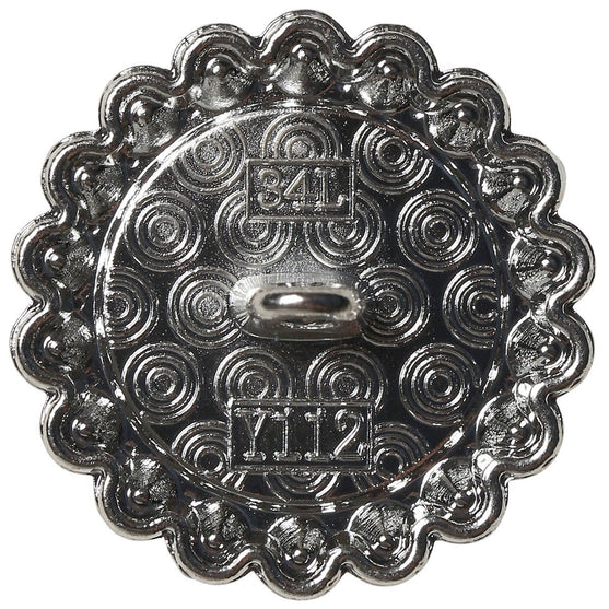Perleknapper m. sten - 21 mm - 4 stk - Go Handmade
2