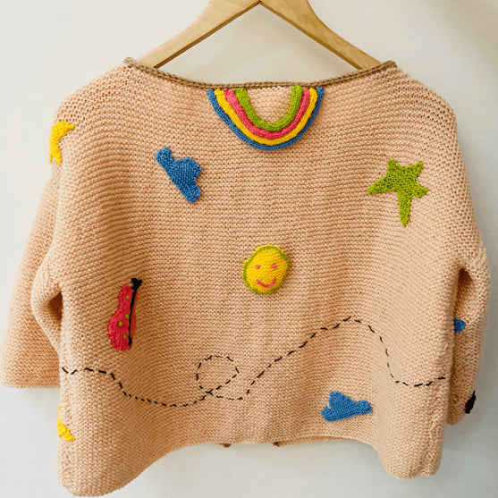 Applique Jacket - Børnecardigan
3