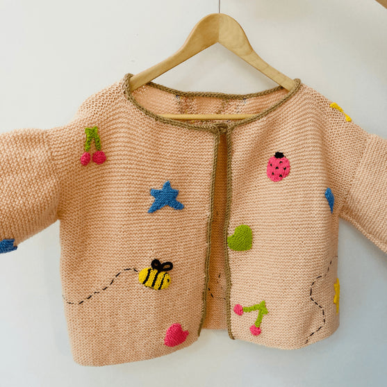 Applique Jacket - Børnecardigan
2