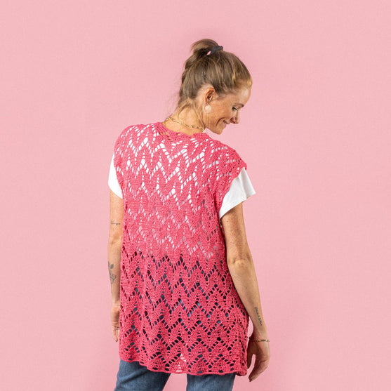 Leaf Me On - Vest - Pink Collection
2